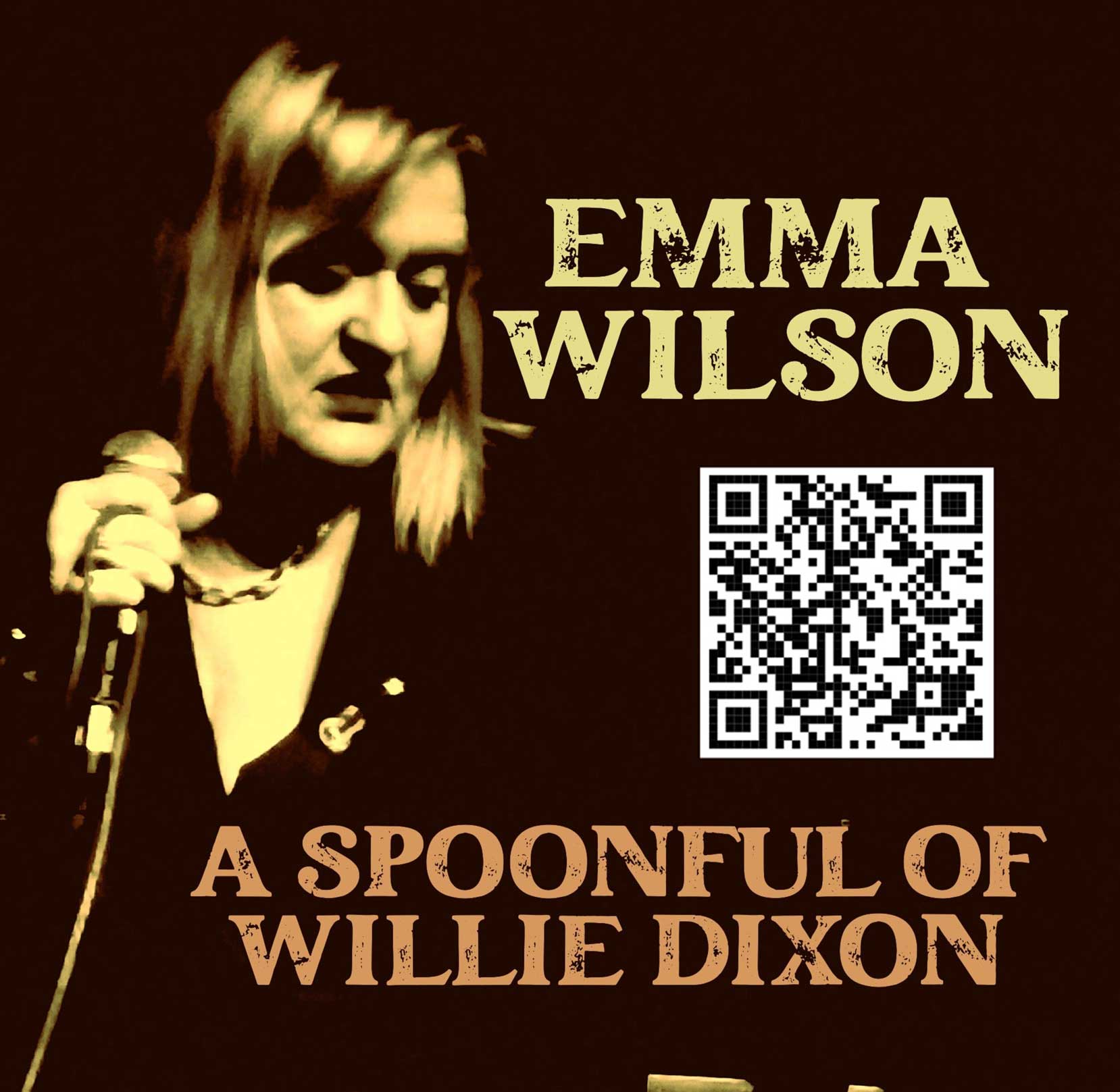 Front cover of 'A Spoonful of Willie Dixon' album with QR code