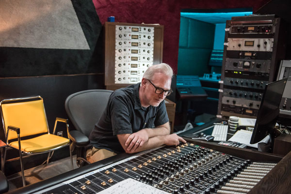 Scott Bomar at the STAX desk